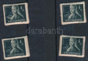 1947 Szabadsághőseink 4 db sor (10.000)