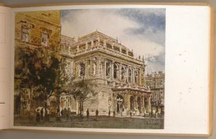 Budapest, A régi Budapest V. sorozat. Kiadja a Műemlékek Országos Bizottsága - 12 képeslap tokban, a...
