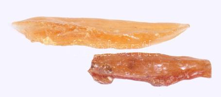 2 darab kopál ásvány, h: 9 cm alatt