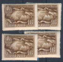1950 Sakk (I.) 4 db sor (10.000)
