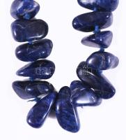 Szodalit nyaklánc, h: 67 cm