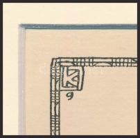 Kozma Lajos (1884-1948): Aktok. Cinkográfia, papír, jelzett a cinkográfián, paszpartuban, 19,5×16,5 ...