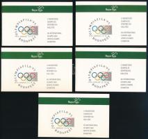 1995 Olympiafila 5 db bélyegfüzet (10.000)