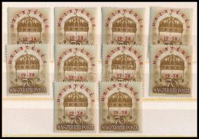 1938 Hazatérés 10 db sor (10.000)