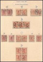 1900 Turul 1K vízjelállás gyűjtemény (~41.000)