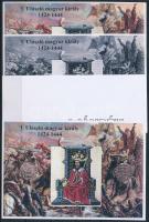 2024/10 I. Ulászló magyar király 4 darabos emlékív garnitúra (30.000)