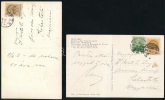 1938-1939 Kiss Manyi (1911-1971) Kossuth- és Jászai Mari-díjas színésznő autográf üdvözlő sorai, az ...