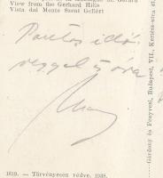 1938-1939 Kiss Manyi (1911-1971) Kossuth- és Jászai Mari-díjas színésznő autográf üdvözlő sorai, az ...