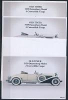 2024/12 Old Timer 4 darabos emlékív garnitúra (30.000)