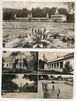 MAGYAR FÜRDŐK, STRANDOK - 30 db MODERN város képeslap / SPA, BEACH - 30 modern town postcards