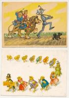 RAJZ, MESE - 40 db MODERN motívum képeslap / CARTOON - 40 modern motive postcards