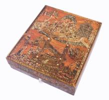 1988 Tokaji Aszú 3 puttonyos 0,25l + Tokaj Szamorodni édes 0,25l, bontatlan, 2 pohárral, díszdobozba...