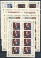 1987 Az októberi forradalom évfordulója Mi 55748-5752 kisívsor (2 kisív hajtott)