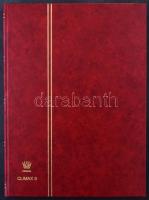 Kb 130 db bélyeg, főleg Turul értékek, jó minőségű A4 méretű, 8 fekete lapos Climax berakóban