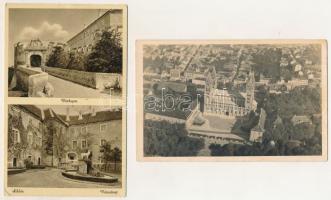 28 db RÉGI magyar város képeslap, vegyes minőségben / 28 pre-1945 Hungarian town postcards in mixed ...