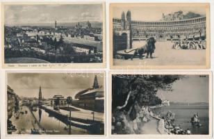 50 db RÉGI külföldi város képeslap vegyes minőségben / 50 pre-1945 foreign town postcards in mixed quality