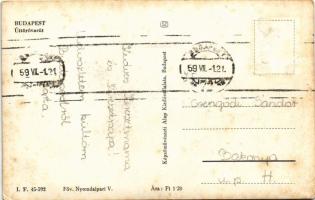 1959 Budapest XII. Úttörővasút állomása, vasútállomás. Képzőművészeti Alap (Rb)