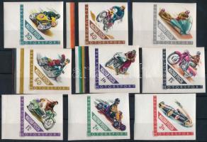 1962 Autó- és motorsport ívsarki vágott sor (6.000)