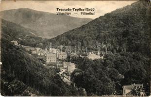 Trencsénteplic, Trencianske Teplice; Villa völgy / villa valley (EK)