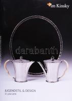 Kinsky aukciós katalógus jugendstil és design témában, 2019.