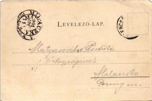 1901 Trencsénteplic, Trencianske Teplice; Viktória nyaraló. Edgar Schmidt kiadása / Villa Victoria (...