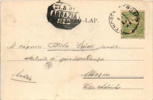 1901 Trencsénteplic, Trencianske Teplice; látkép. Edgar Schmidt kiadása / general view (fl)