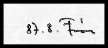 Olvashatatlan jelzéssel: Kréta, Matala. Ofszet nyomat, papír. Jelzett a nyomaton. 29,5×39,5 cm