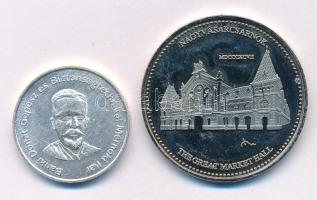 2010. "Magyarország - Budapest érme / Nagyvásárcsarnok" Cu-Ni (32mm) + DN "Bánki Doná...