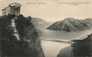Monte San Salvatore, Lago di Lugano, Melide, Monte San Giorgio / mountains, lake