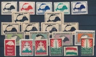 21 db irredenta propaganda bélyeg