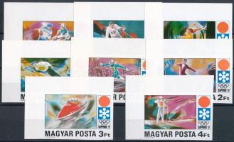 1971 Téli Olimpia IV. - Sapporo vágott ívsarki sor