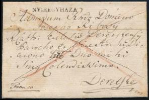 1822 Franco levél "NYIREGYHÁZA" - Derecske