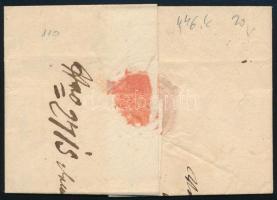 1837 Portós levél "OEDENBURG" - Neuberg