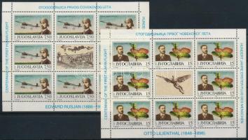 1991 100 éve repül az ember Mi 2473-2474 kisívpár