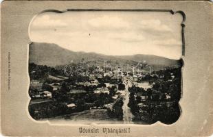 Újbánya, Königsberg, Nová Bana; látkép. Kohn Miksa kiadása / general view (fa)