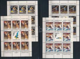 1987 Főiskolai játékok Zágráb Mi 2230-2233 kisívsor