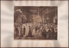 cca 1900 Monaco-i palota és a kaszinó látképei, 4 db fotó kartonon, foltos kartonnal, 21x27 cm