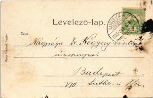 1905 Ungvár, Uzshorod, Uzhhorod, Uzhorod; Görögkatolikus székesegyház és püspöki palota. Mihálcsik G...