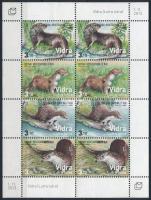 2013 Állatok Mi 374-377 kisív