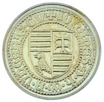 DN "A legértékesebb magyar érmék - Hunyadi János aranyforintjának replikája" aranyozott Cu...