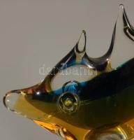 Murano sommerso üveghal, jelzés nélkül, hibátlan, m: 28 cm