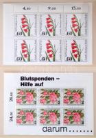 Nagy láda német bélyeg sok postatisztával, benne gyűjtemény és rendező anyagok, bélyegfüzetlapok, st...