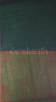 Hajdú László (1938-): Lineáris faktúra, 2006. Akril, vászon. Jelzett a hátoldalán. Reprodukálva a művész honlapján: https://hajdulaszlo.berta.me/korszakok/circulus-stratus/ 110x60 cm. Fakeretben. KIZÁRÓLAG SZEMÉLYES ÁTVÉTEL, NEM POSTÁZZUK / ONLY PERSONAL COLLECTION IN OUR OFFICE!