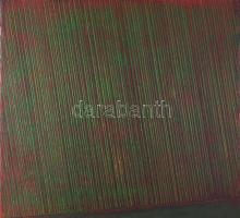 Hajdú László (1938-): Lineáris faktúra, 2006. Akril, vászon. Jelzett a hátoldalán. Reprodukálva a mű...