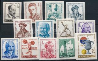 1962 Évfordulók-események vágott sor (13.500)