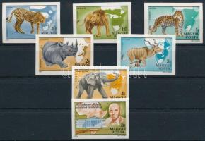 1981 Kittenberger Kálmán vágott sor (5.000) (2Ft kis pötty a gumiban, 3Ft halvány ujjlenyomat / small dot in gum, slight fingerprint)