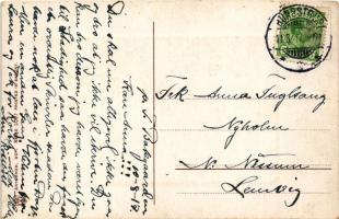 1917 Teniszező pár / couple playing tennis (EK)