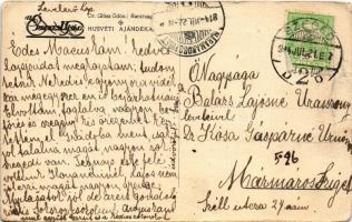 1914 'Barátság', teniszező hölgy kutyával, az Érdekes Újság ajándéka. Dr. Glósz Ödön felvé...