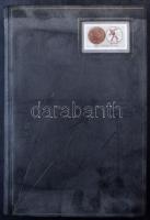 9 vastag fekete lapos A4-es berakó, fekete borítóval