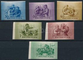 1954 Anya- és csecsemővédelem vágott sor (14.000)